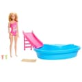Miniatyrbild 1 av 6: Barbie - Docka och tillbehör - Blond docklåda med pool
