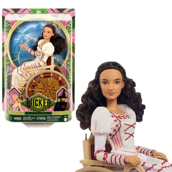 Mattel-Wicked-Nessarose docka med outfit och tillbehör - Wicked - HXY36
