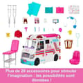 Miniatyrbild 3 av 6: Barbie - Medicinskt fordonsset med ambulans och klinik - Modedocka - Barbie - HKT79 - BARBIE MODEDOCKA