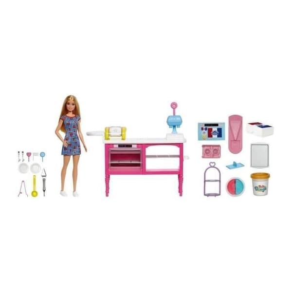 Barbie - Barbie och hennes bageri - lekdocka - 5 år och +