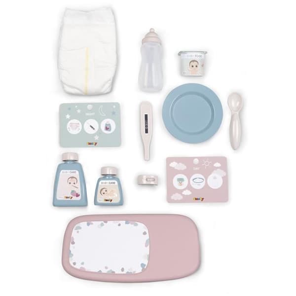 Vanity Baby Nurse - SMOBY - BN VANITY - 13 tillbehör ingår - Flerfärgad - Unisex - Barn