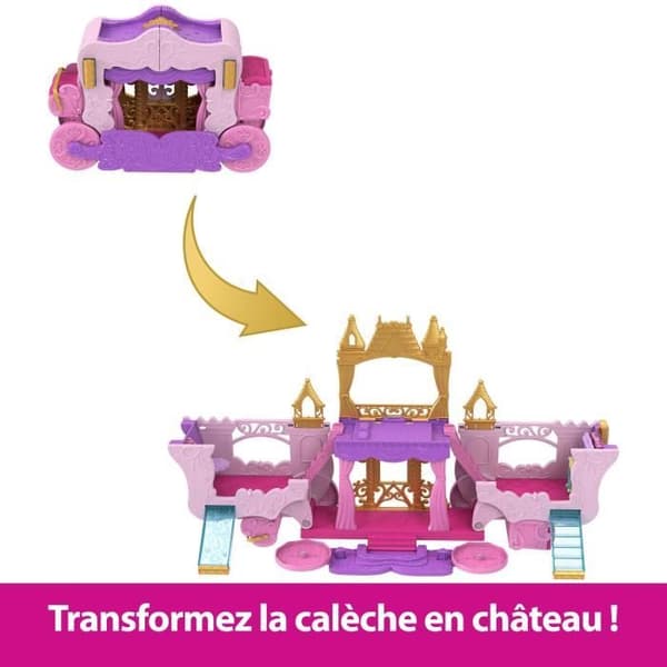 Disney Prinsessor-Caleche och Slott-Ask med Aurora docka HWX17