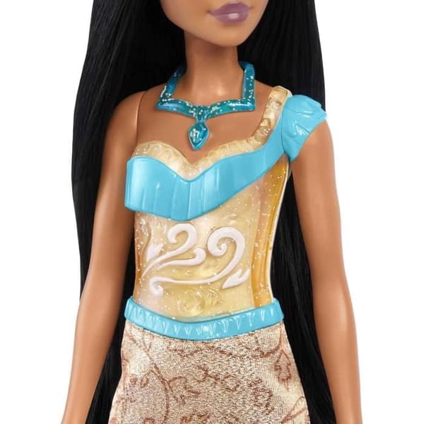 Pocahontas-dukke 29 cm, Mattel Disney Prinsesse-dukkeudklædning og tilbehør HLW07