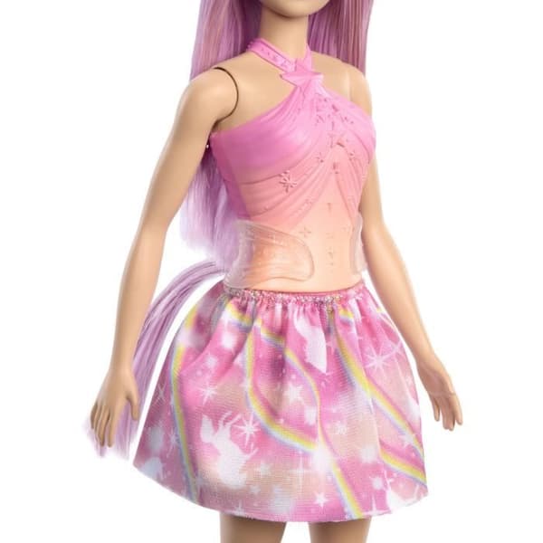 Barbie Enhörningsdockor med Fantasy Hår och Tonade Outfits HRR13