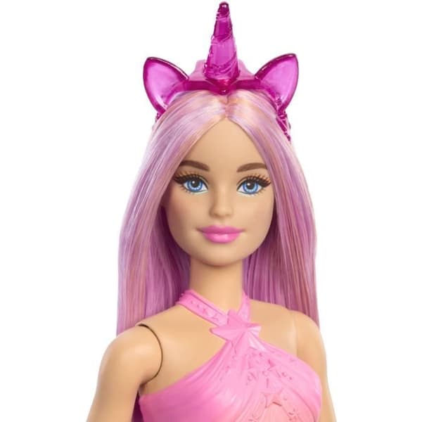 Barbie Enhörningsdockor med Fantasy Hår och Tonade Outfits HRR13