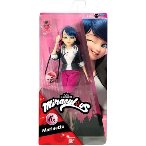 Mirakuløs Mariehøne - 26 cm Marinette Modedukke - BANDAI
