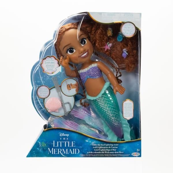 DEN LILLE HAVFRUE LIVE ACTION - ARIEL elektronisk dukke - 38 cm - JAKKS - 480465