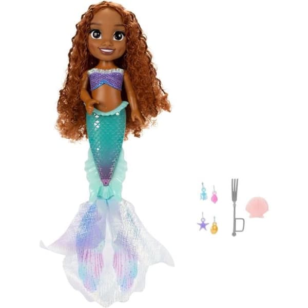 DEN LILLE HAVFRUE LIVE ACTION - ARIEL elektronisk dukke - 38 cm - JAKKS - 480465