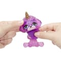 Miniatyrbild 3 av 6: Regnbågsfärgad High Fashion-docka med slime-set och husdjur - Lila (Lila) - 28 cm glitterdocka med slime-set