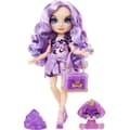 Miniatyrbild 1 av 6: Regnbågsfärgad High Fashion-docka med slime-set och husdjur - Lila (Lila) - 28 cm glitterdocka med slime-set
