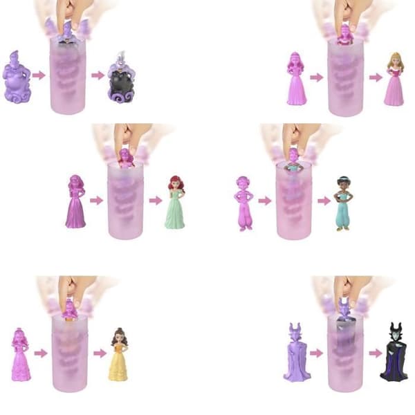 Disney Princess Mini Royalty Dockor Färgavslöjande Sortiment HXH16