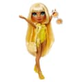 Miniatyrbild 1 av 6: Rainbow High Swim & Style - Ledad Modedocka 27 cm - Sunny (Gul) - Baddräkt + Pareo - från 4 år