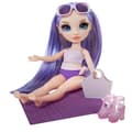 Miniatyrbild 2 av 6: Rainbow High Swim & Style - docka med gångjärn 27 cm - Violett (Violett) - Baddräkt + Pareo - från 4 år