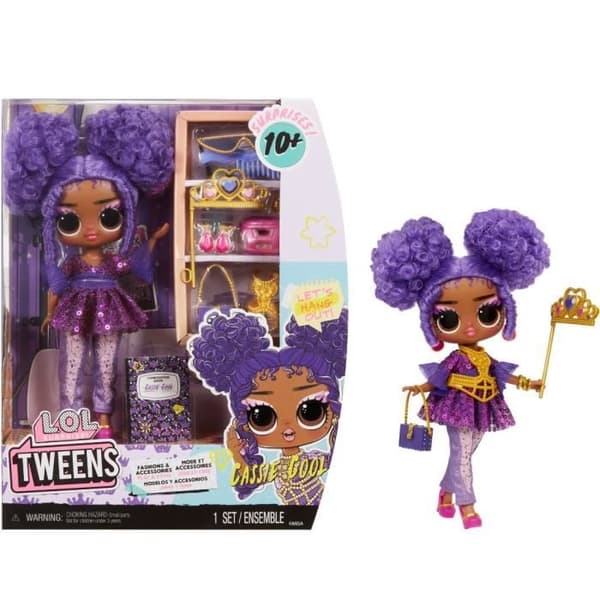 LOL Surprise Tweens - 24 cm ledad modedocka - Cassie Cool - 2 kläder och diverse accessoarer - Från 4 år