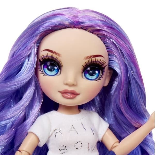 Pyjamasparty för högstadiet - 22 cm ledad modedocka - Violett (lila) - Massor av tillbehör - från 4 år