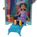 Miniatyrbillede 4 af 6: Disney Jasmine Stacking Stories Jasmines palads dukkehussæt med minidukke og 2 kæledyr, Aladdin, MATTEL