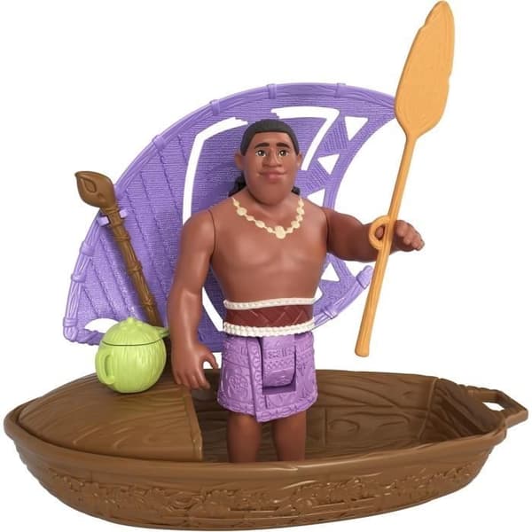 MATTEL Pirogue och dess 3 överraskningar JBT68 -Vaiana 2
