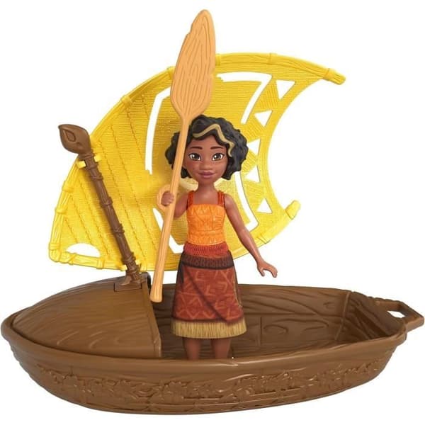 MATTEL Pirogue och dess 3 överraskningar JBT68 -Vaiana 2