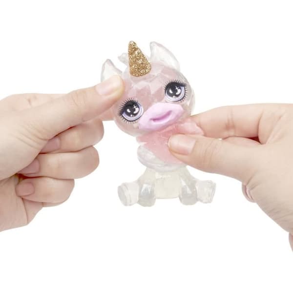 Regnbågsdocka med slime-set och husdjur - Amaya (regnbåge) - 28 cm glitterdocka med slime-set