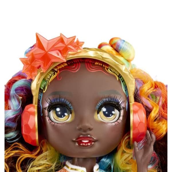 Regnbåge Hög Kristall Skyltdocka 27cm - Iris Rosett