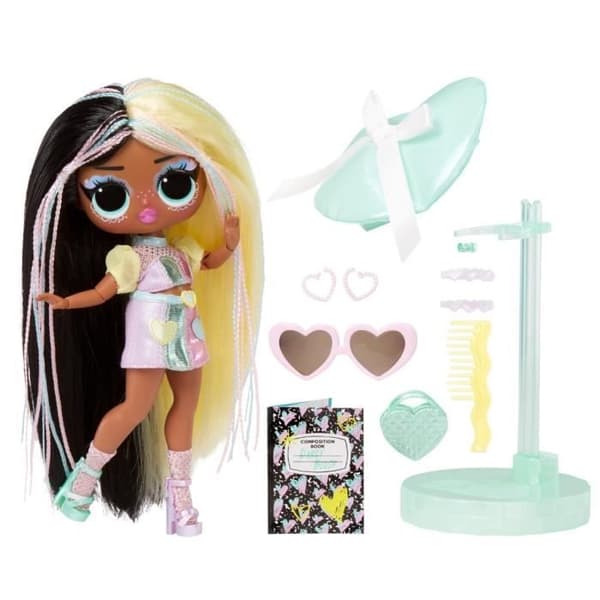 LOL Surprise Tweens S4 docka - Darcy Blush docka 17 cm - Överraskningstillbehör