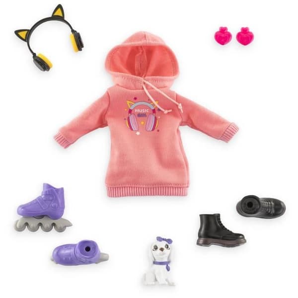 Modedukke - COROLLE - Melody Music & Fashion - 28 cm - 4 tilbehør - fra 4 år