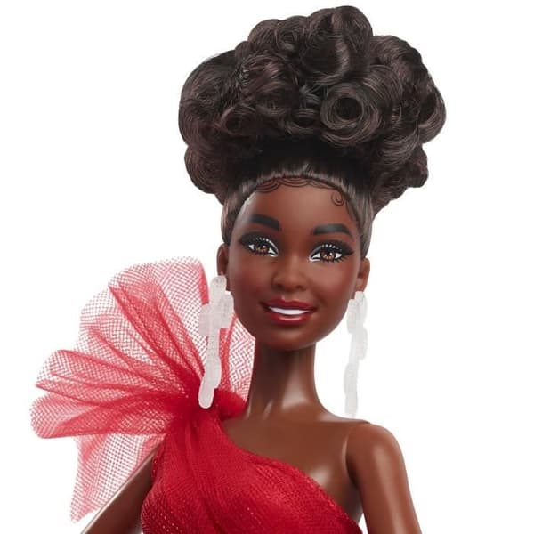 BARBIE Brun God Jul-docka HRM62