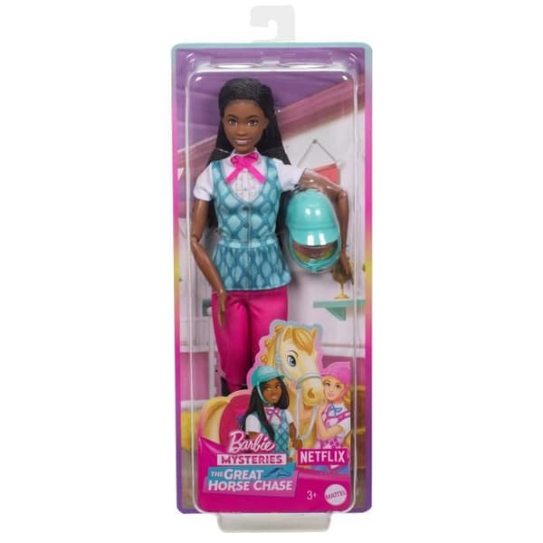 Barbie – Barbie Mysteries: Den stora hästjakten. Brooklyn-docka HXJ39