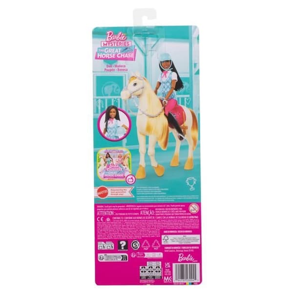 Barbie – Barbie Mysteries: Den stora hästjakten. Brooklyn-docka HXJ39