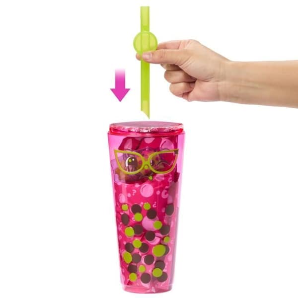 Barbie docka Reveal-Bubble Tea-serien doftdocka med tillbehör HTJ20