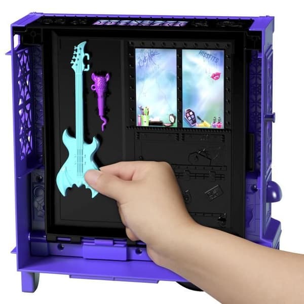 Monster High-Tourbuss Blodsstatiskt stenset med docka och buss HXH83