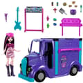 Miniatyrbild 6 av 6: Monster High-Tourbuss Blodsstatiskt stenset med docka och buss HXH83
