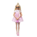 Miniatyrbild 1 av 6: Barbie Deluxe Style - Blond Barbiedocka i pastellrosa klänning - 4 år+ - HYV27
