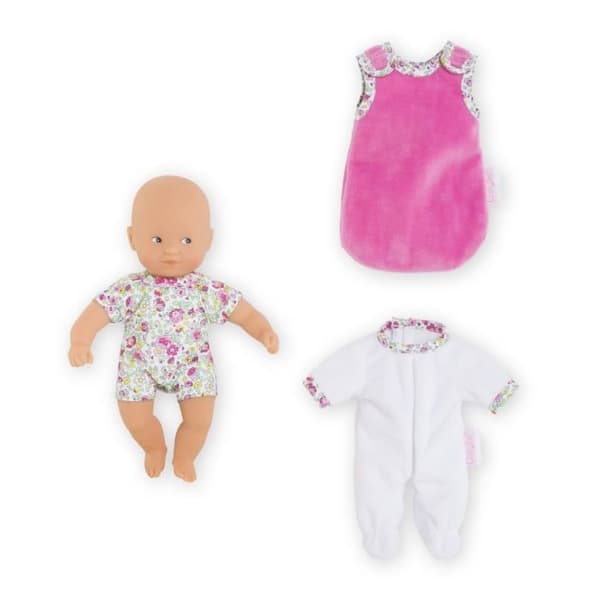 My First COROLLE Baby Doll - Mini Calin Bonne Nuit Jardin en Fleurs - 20 cm - 2 tilbehør - vanilje duft - fra 18 måneder