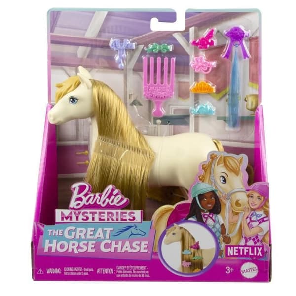 Barbie – Barbie Mysteries: Den stora hästjakten – Ponny och tillbehör HXJ36