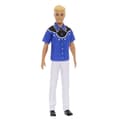 Miniatyrbillede 3 af 6: Barbie-Fashionistas-Blonde Ken-dukke i western-look HRH25