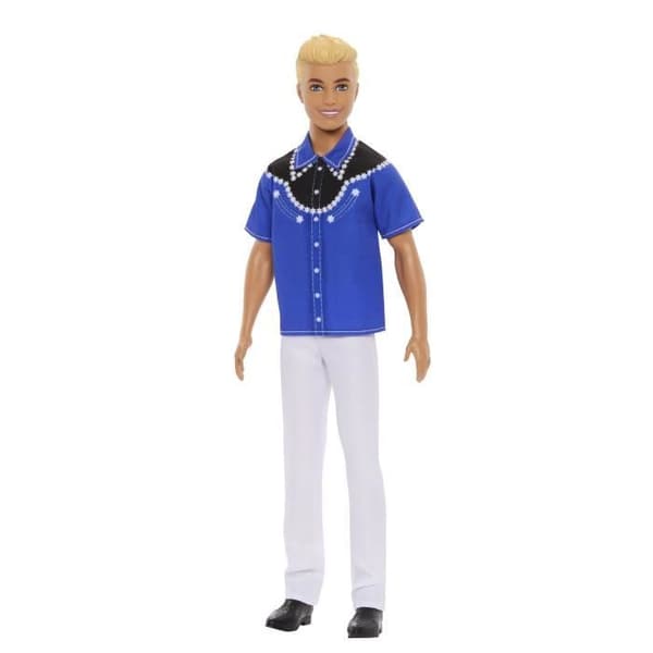 Barbie-Fashionistas-Blonde Ken-dukke i western-look HRH25