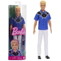 Miniatyrbillede 1 af 6: Barbie-Fashionistas-Blonde Ken-dukke i western-look HRH25