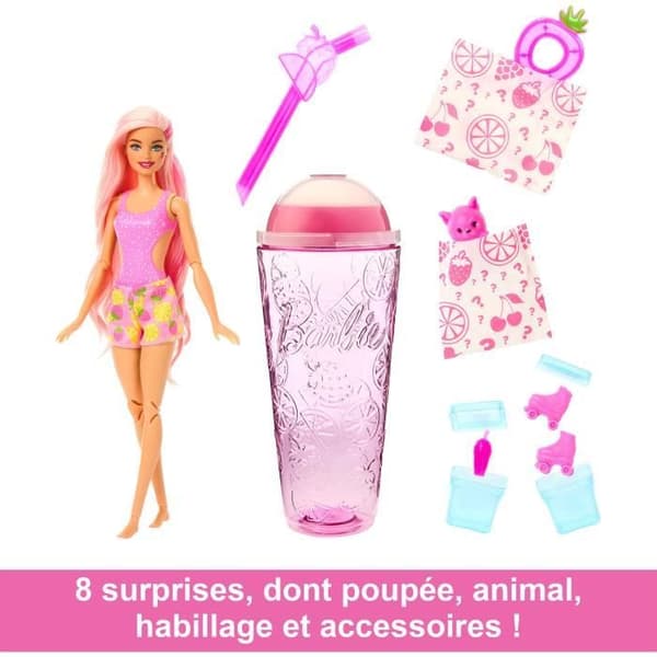 Barbie®-Pop Reveal Fruit Series-Doll Strawberry Lemonade Doft HNW41