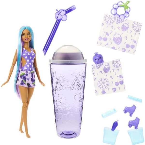 Barbie®-Pop Reveal Series Fruktdocka Mousserande druvjuicedoft HNW44