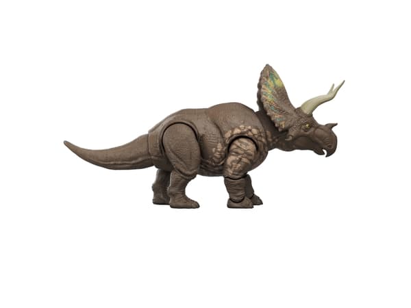 Jurassic World GIGANTIC THRASHERS Eotriceratops, 4 År, Brun, Plast