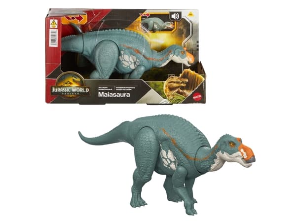 Jurassic World WILD ROAR Maiasaura, 4 år, flerfarget