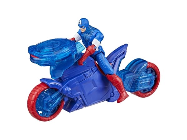 Avengers Capt. America Turbo Cycle & figure 10 cm