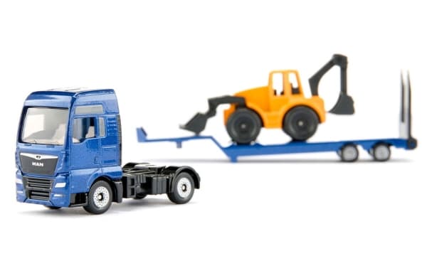 Siku MAN Truck with Backhoe Loader