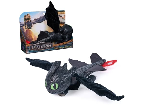 Dragons Movie Gliding Hug Toothless Plush 30 cm