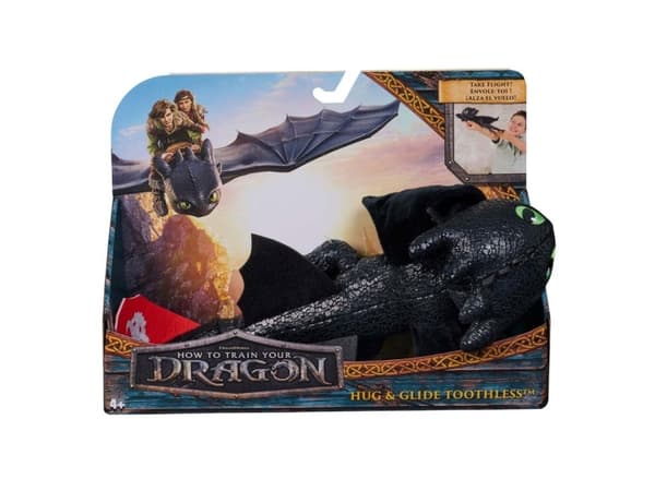 Dragons Movie Gliding Hug Toothless Plush 30 cm