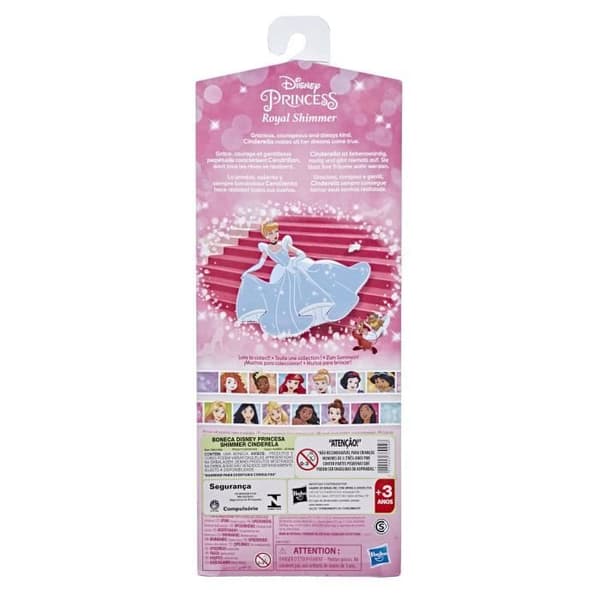 DISNEYPRINSESSOR - Stardust - Askungen docka med kjol och tillbehör - leksak för barn - från 3 år