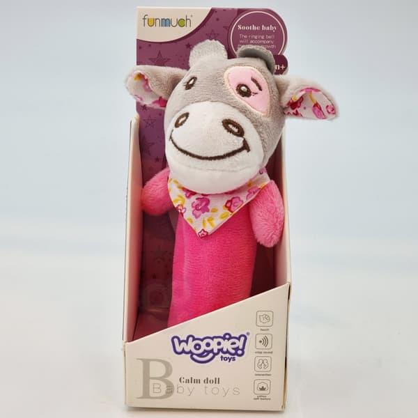 WOOPIE BABY Mjuk Sensorisk Leksak med Pip - Rosa