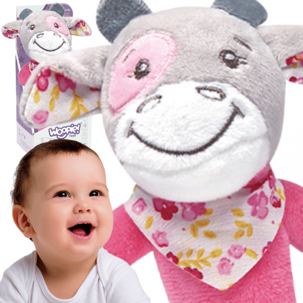 WOOPIE BABY Mjuk Sensorisk Leksak med Pip - Rosa
