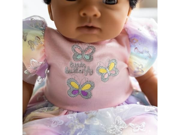 Tiny Treasures, Ethnic Doll Butterfly Rainbow Dress